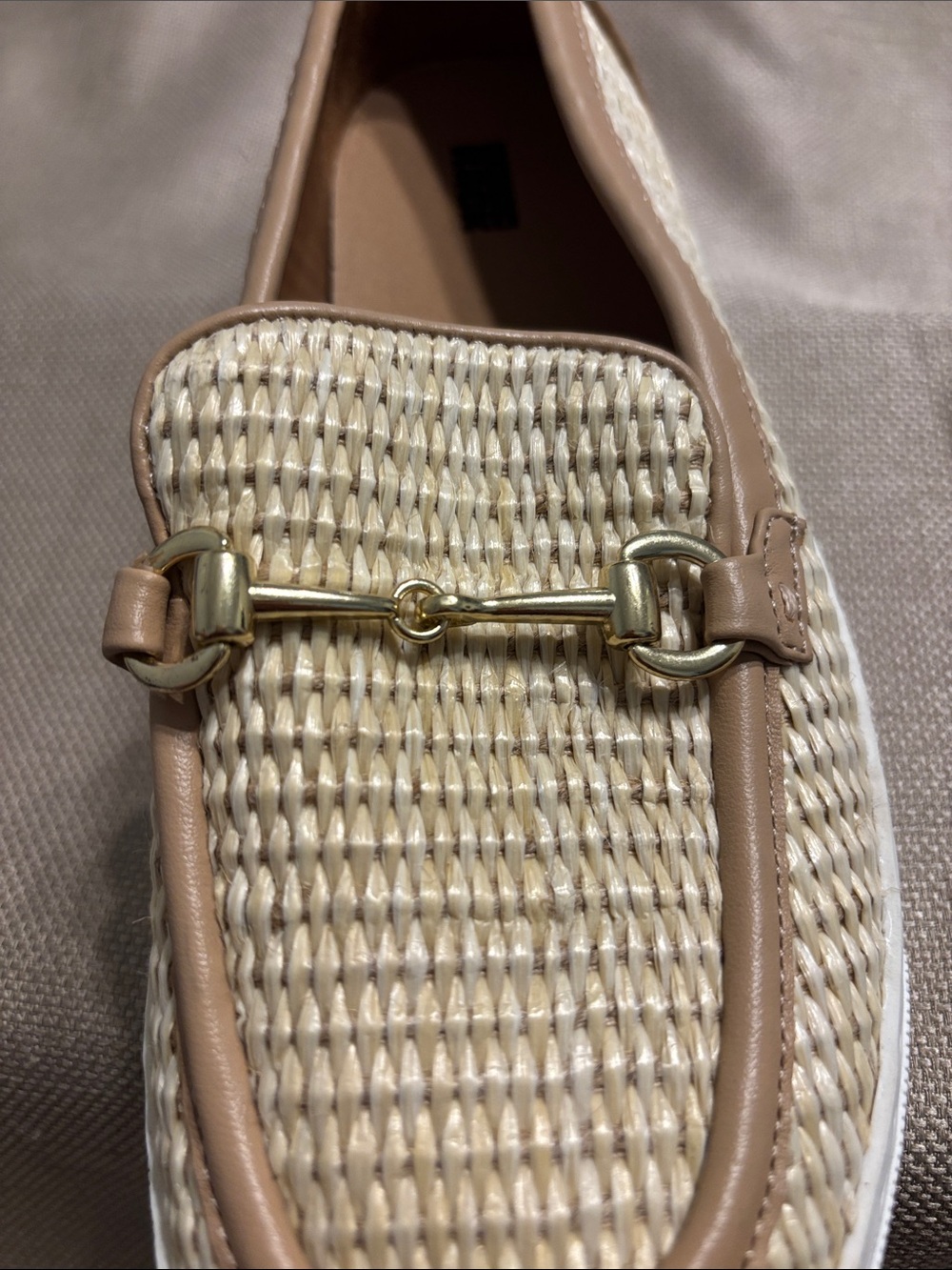Nordstrom Rack Raffia Slip-On Loafers - Picture 5 of 8